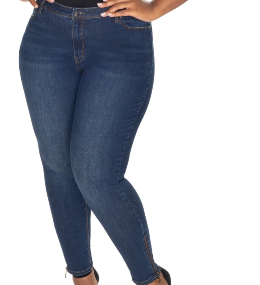 New La La Anthony Plus Size Skinny Jeans